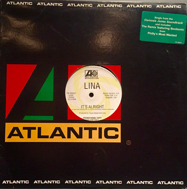 Lina - It's Alright - Used Vinyl Record 12"