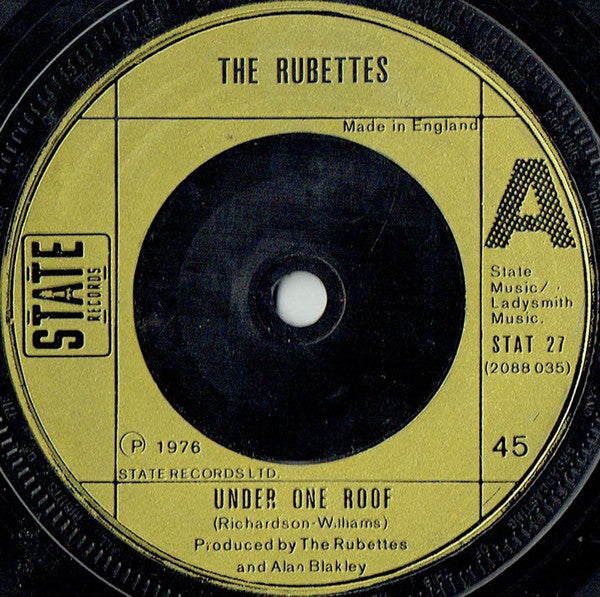Rubettes - Under One Roof - Used Vinyl Record 7"