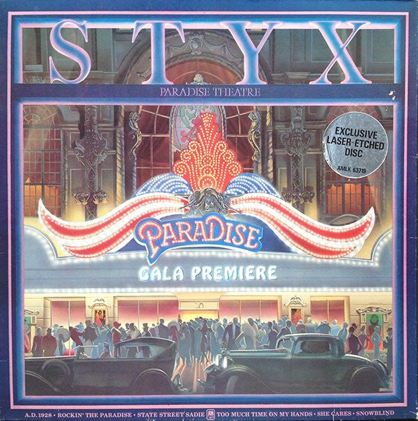Styx - Paradise Theatre - Used Vinyl Record