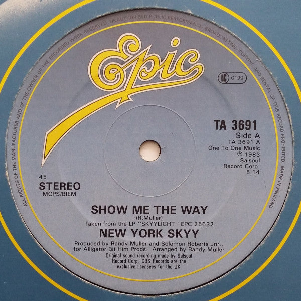 Skyy - Show Me The Way - Used Vinyl Record 12"