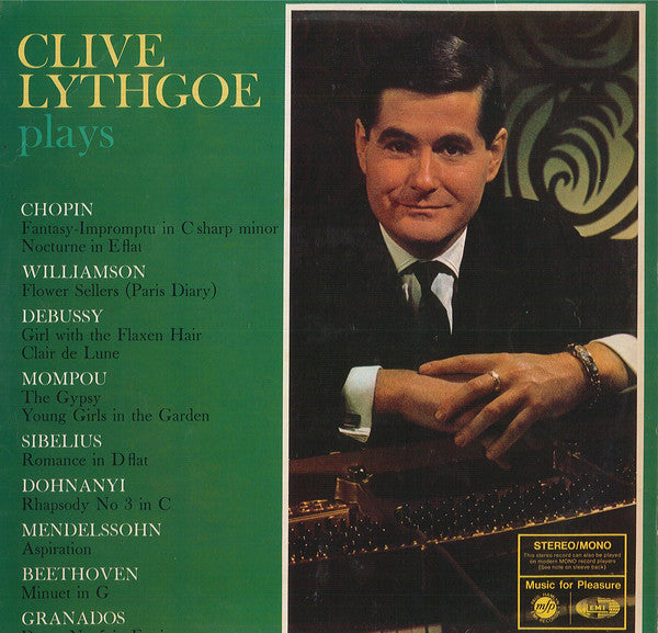 Clive Lythgoe - Plays - Used Vinyl Record