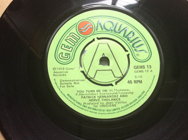 Herve Tholance - You Turn Me On - Used Vinyl Record 7"