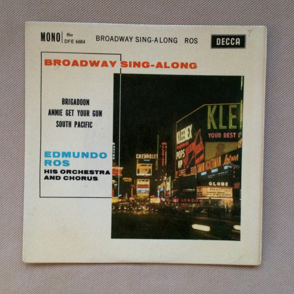 Edmundo Ros & His Or - Broadway Sing-A Long Ros - Used Vinyl Record 7