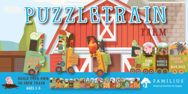 Christopher Robbins - Farm Animals 26-Piece Puzzle - Jigsaw Puzzle