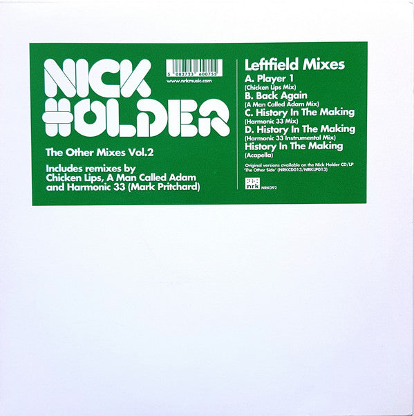 Nick Holder - Other Mixes Vol.2 (Leftfield Mixes) - Used Vinyl Record