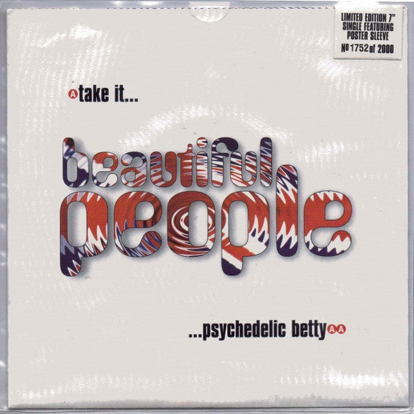 Beautiful People - Take It / Psychedelic Betty - Used Vinyl Record 7"