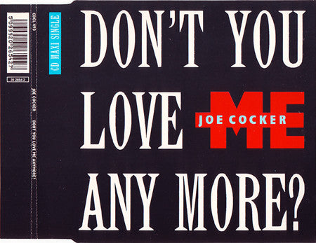Joe Cocker - Don't You Love Me Any More - Used CD