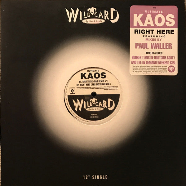 Ultimate Kaos - Right Here - Used Vinyl Record 12"