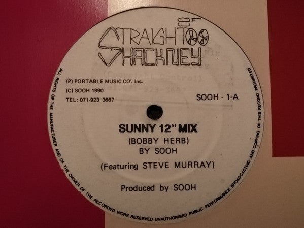 Sooh - Sunny - Used Vinyl Record 12"