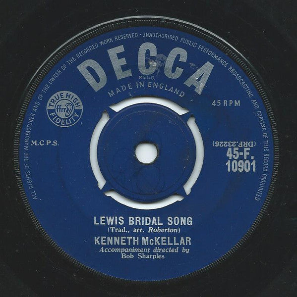 Kenneth McKellar - Lewis Bridal Song / Skye Boat Song - Used Vinyl Re
