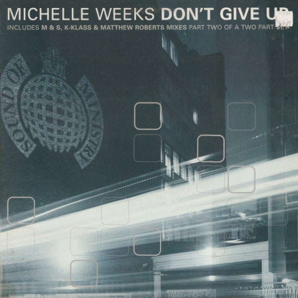 Michelle Weeks - Don't Give Up - Used Vinyl Record 12"