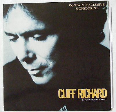 Cliff Richard - Stronger Than That - Used Vinyl Record 12"