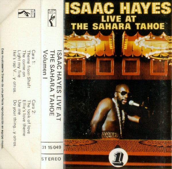 Isaac Hayes - Live At The Sahara Tahoe - Volumen 1 - Used Cassette