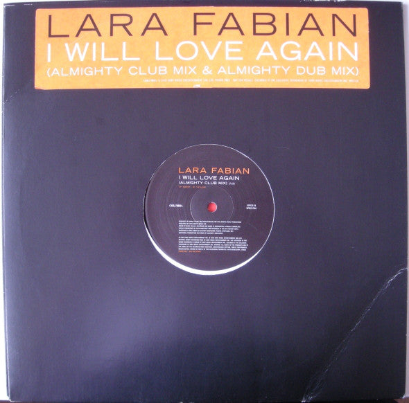 Lara Fabian - I Will Love Again - Used Vinyl Record 12"