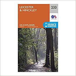 Ordnance Survey - Leicester and Hinckley : 233 - New Sheet map