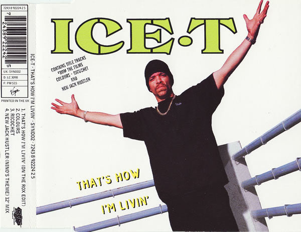 Ice-T - That's How I'm Livin' - Used CD