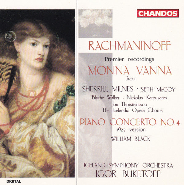 Sherrill Milnes - Rachmaninoff: Monna Vanna/Piano Concerto No. 4 - Us