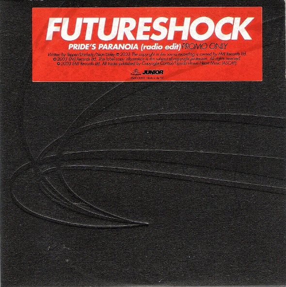 Futureshock - Pride's Paranoia - Used CD