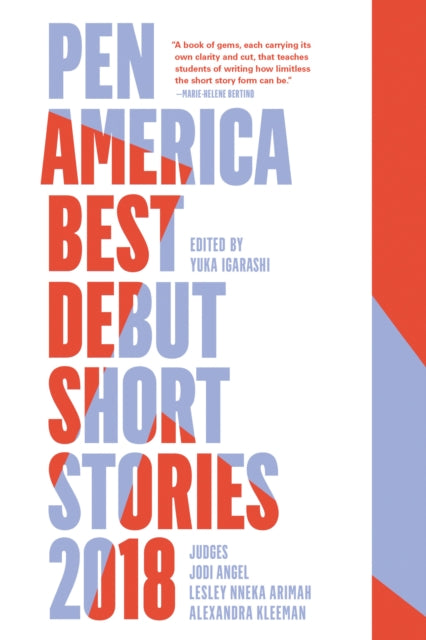 Igarashi - PEN America Best Debut Short Stories 2018 - New paperback o