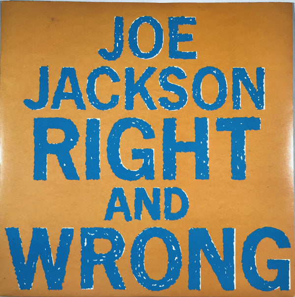 Joe Jackson - Right And Wrong - Used Vinyl Record 7"
