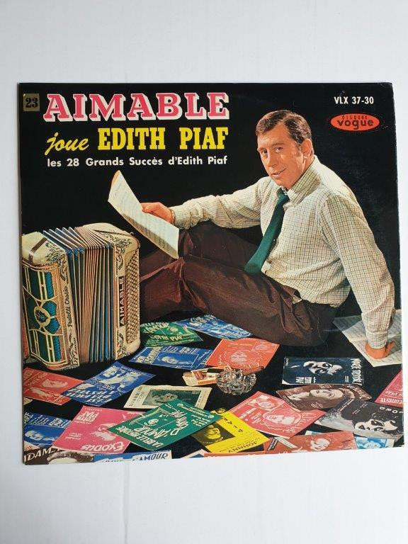 Aimable - Joue Edith Piaf - Used Vinyl Record
