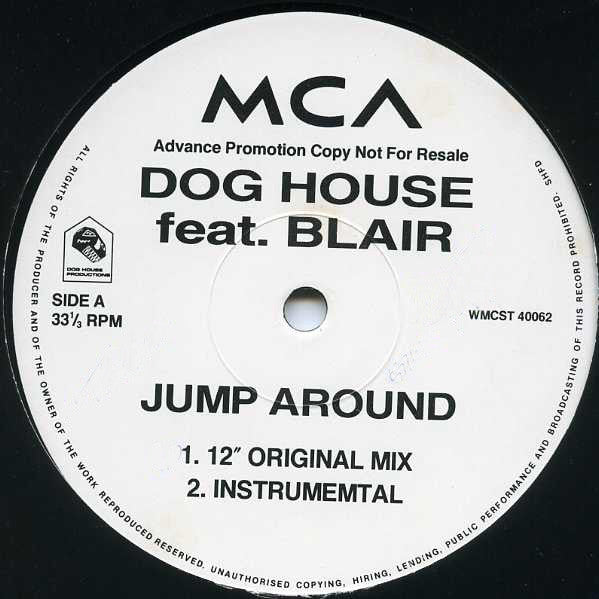 Dog House - Jump Around - Used Vinyl Record 12"