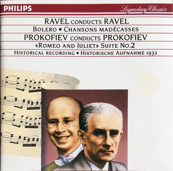 Sergei Prokofiev - Ravel Conducts Ravel: Bolero • Chansons Madécas