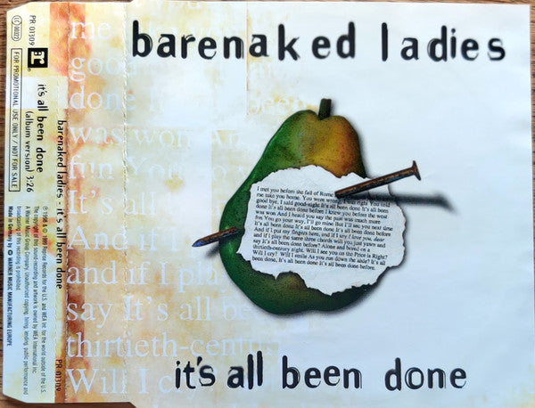 Barenaked Ladies - It's All Been Done - Used CD