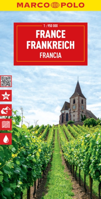 Marco Polo - France Map - New Sheet map