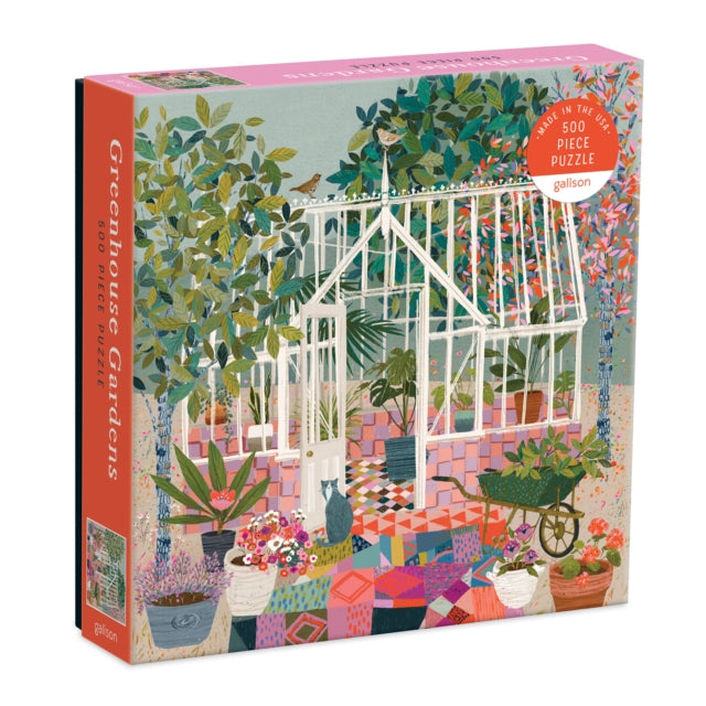 Galison - Greenhouse Gardens 500 Piece Puzzle - New Jigsaw Puzzle