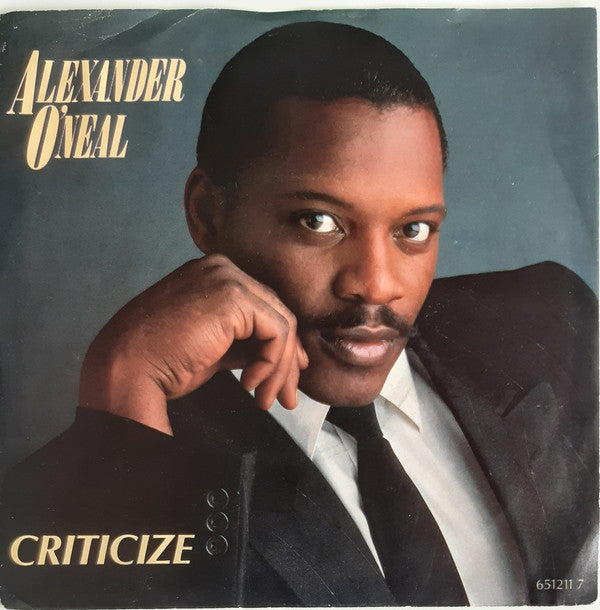 Alexander O'Neal - Criticize - Used Vinyl Record 7"