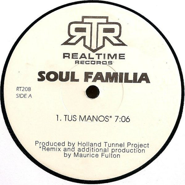 Soul Familia - Tus Manos - Used Vinyl Record 12"