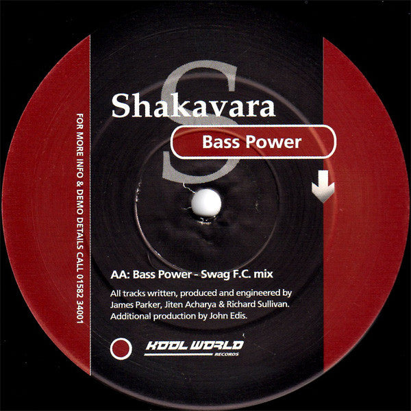 Shakavara - Bass Power - Used Vinyl Record 12"
