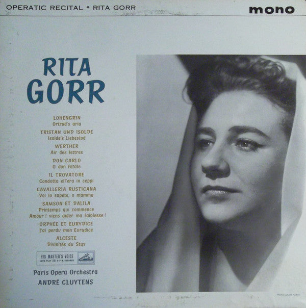 Rita Gorr - Operatic Recital - Used Vinyl Record
