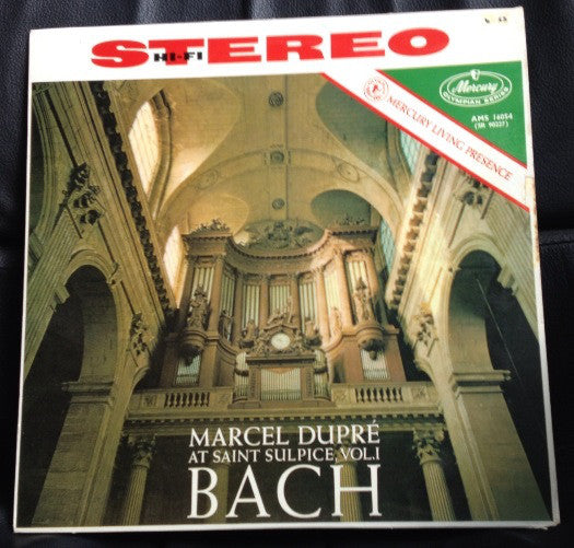 Johann Sebastian Bac - At Saint-Sulpice Volume 1 - Used Vinyl Record