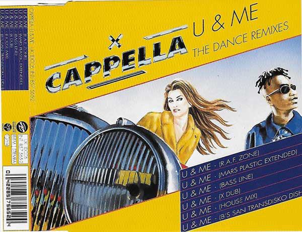 Cappella - U & Me (The Dance Remixes) - Used CD