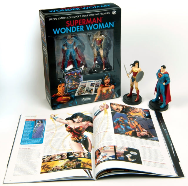 James Hill - Superman and Wonder Woman Plus Collectibles - Mixed media