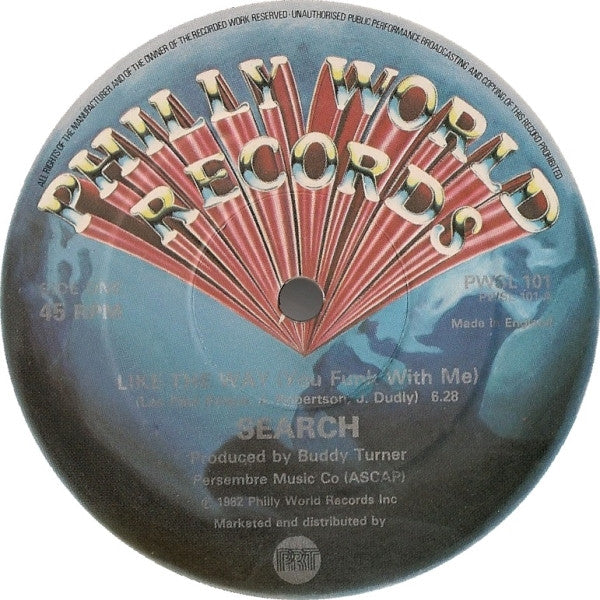 Search - Like The Way (You Funk With Me) - Used Vinyl Record 12"