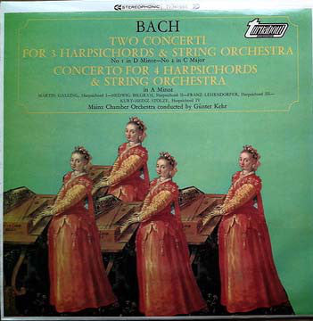 Johann Sebastian Bac - Two Concerti For 3 Harpsichords & String Orche