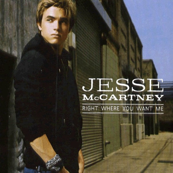 Jesse McCartney - Right Where You Want Me - Used CD