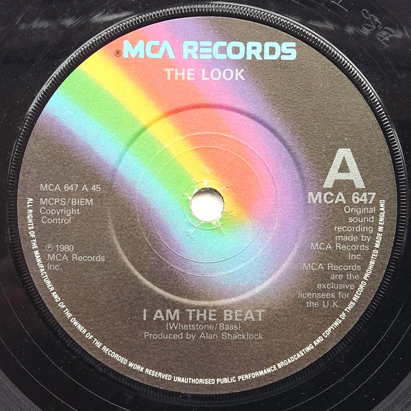 Look - I Am The Beat - Used Vinyl Record 7"