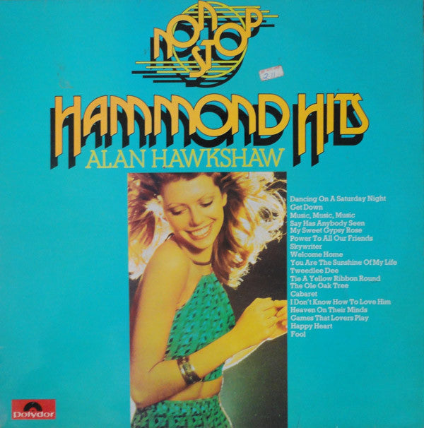 Alan Hawkshaw - Non Stop Hammond Hits - Used Vinyl Record