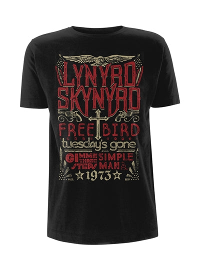 LYNYRD SKYNYRD - FREEBIRD 1973 H - tshirt - T Shirt - Size M