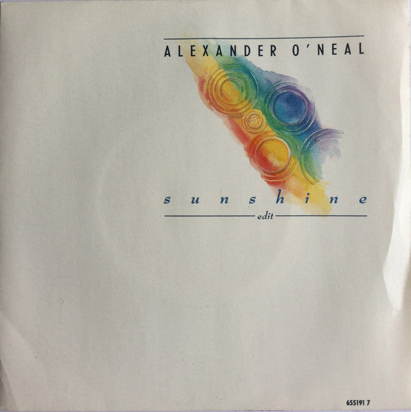 Alexander O'Neal - Sunshine (Edit) - Used Vinyl Record 7"
