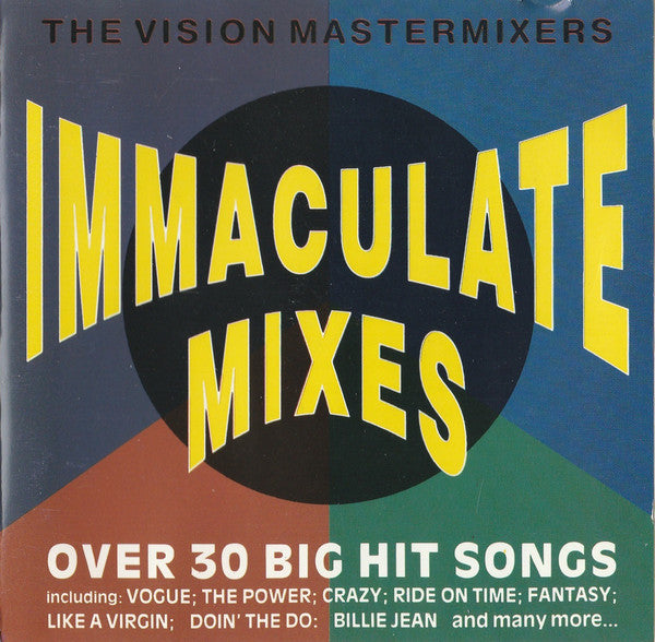 Vision Mastermixers - Immaculate Mixes - Used CD