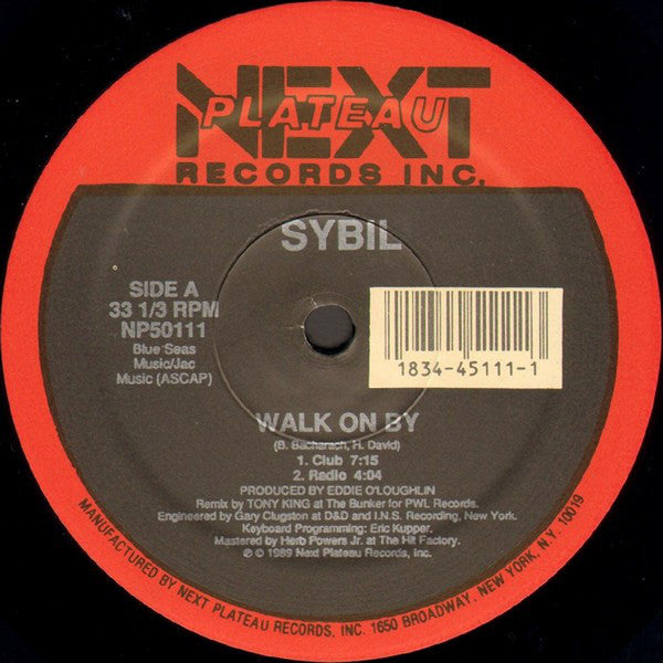 Sybil - Walk On By - Used Vinyl Record 12"
