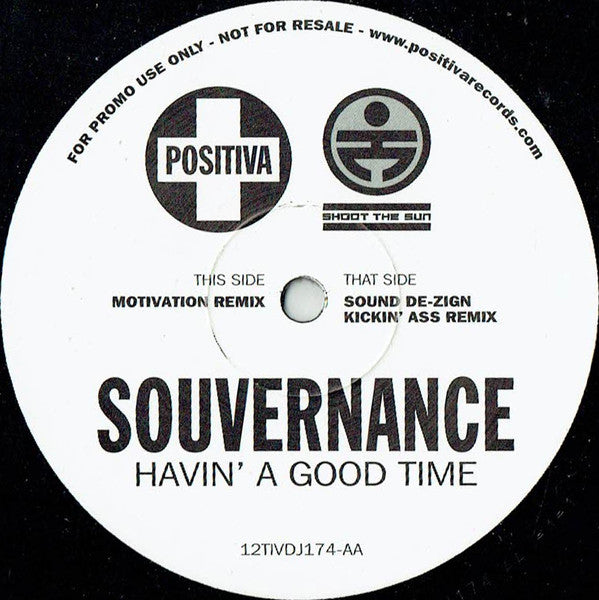 Souvernance - Havin' A Good Time - Used Vinyl Record 12"