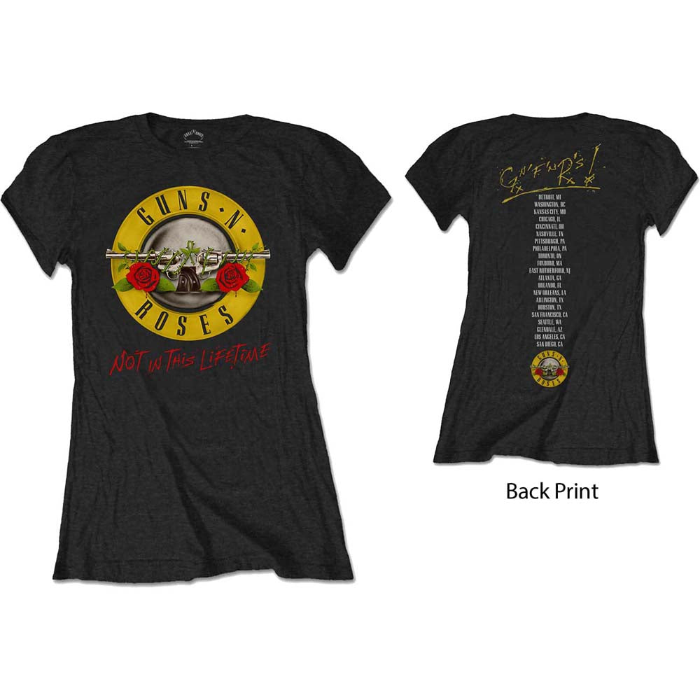Guns N' Roses - tshirt - Ladies - Short Sleeves - Large
