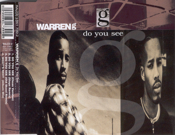 Warren G - Do You See - Used CD