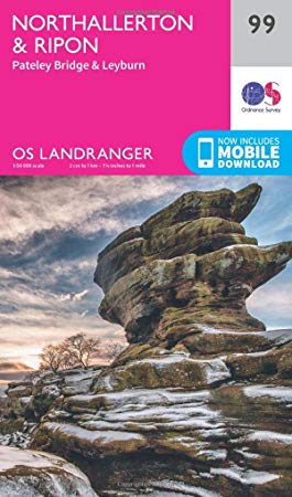 Ordnance Survey - Northallerton & Ripon, Pateley Bridge & Leyburn : 09